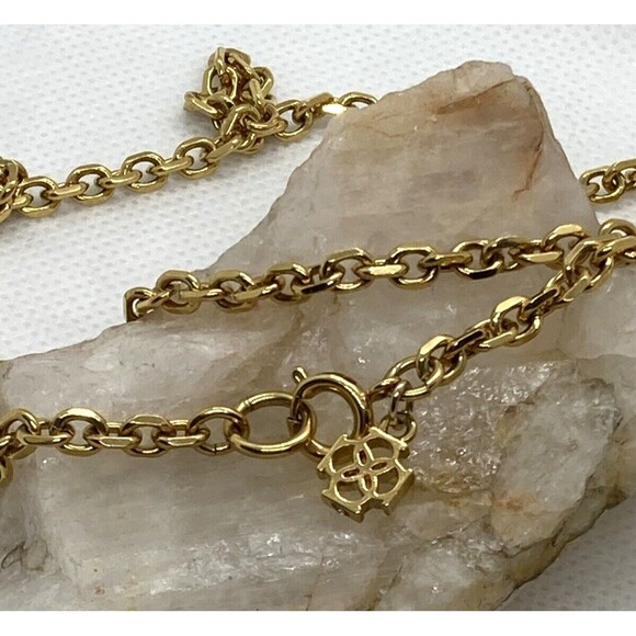 Ann Taylor Gold Tone‎ Bug Bee Fly Rhinestone Cable Chain Necklace 33'' Insect - Picture 7 of 8